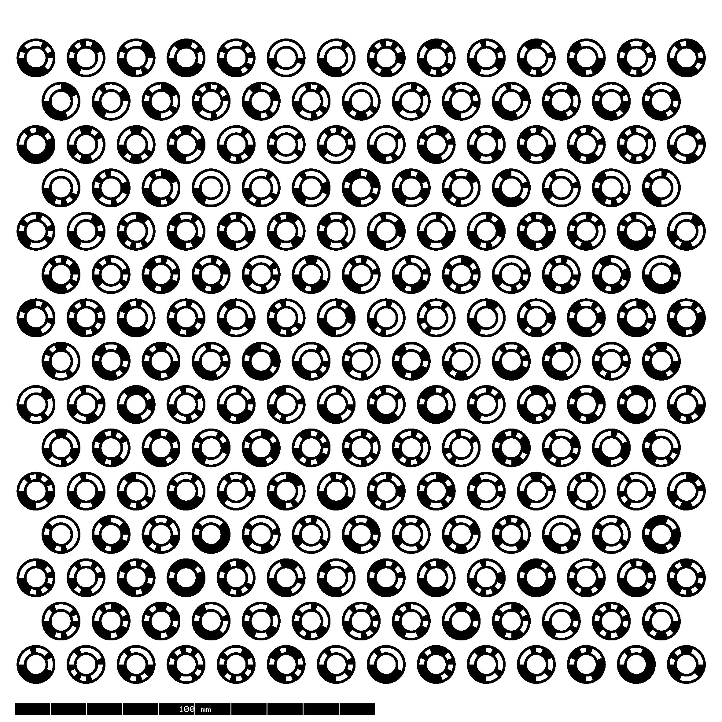 A coded-hex ringgrid target